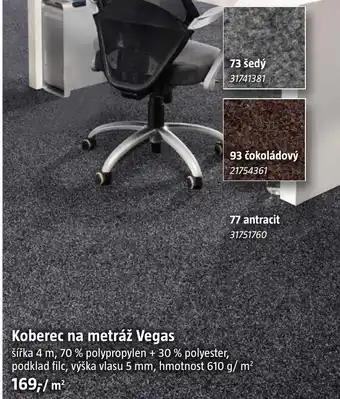 Bauhaus Koberec na metráž Vegas nabídka