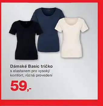 Kik Dámské Basic tričko nabídka