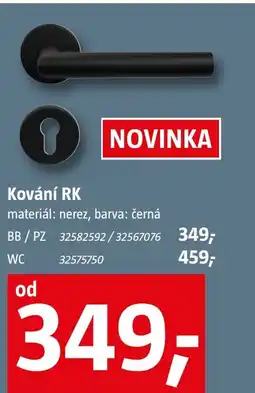 Bauhaus Kování RK nabídka