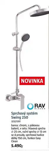 Bauhaus Sprchový systém Swing 250 nabídka