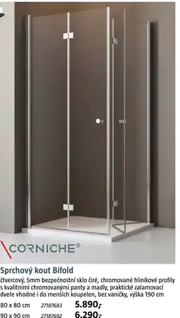Bauhaus Sprchový kout Bifold nabídka