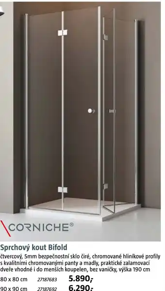 Bauhaus Sprchový kout Bifold nabídka