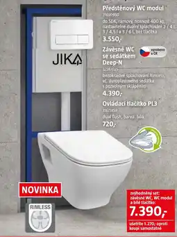 Bauhaus Předstěnový WC modul nabídka