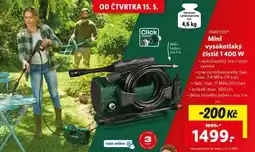 Lidl PARKSIDE Mini vysokotlaký čistič 1400 W nabídka