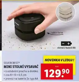 Lidl SILVERCREST MINI STOLNÍ VYSAVAČ nabídka