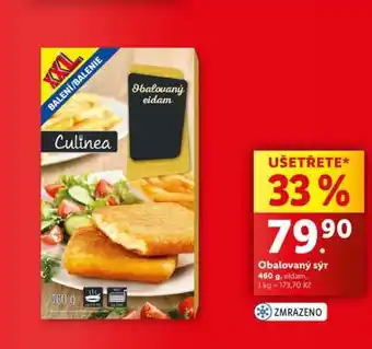 Lidl Obalovaný eidam nabídka