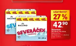 Lidl SEVERÁČEK nabídka