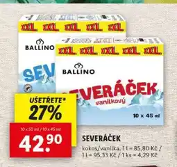 Lidl SEVERÁČEK nabídka