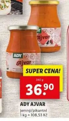 Lidl ADY Ajvar nabídka