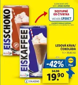 Lidl Ledová káva/čokoláda nabídka