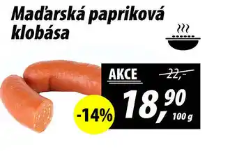 ZEMAN Maďarská papriková klobása nabídka