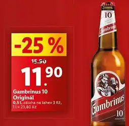 Lidl Gambrinus 10 Originál nabídka
