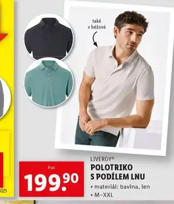 Lidl Polotriko s podílem lnu nabídka