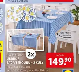 Lidl Ubrus / sada běhounů nabídka