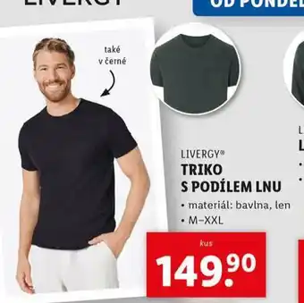 Lidl Triko s podílem lnu nabídka