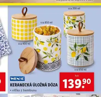 Lidl Keramická úložná dóza nabídka