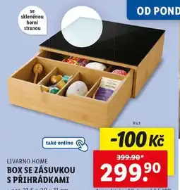 Lidl Box se zásuvkou s přihrádkami nabídka