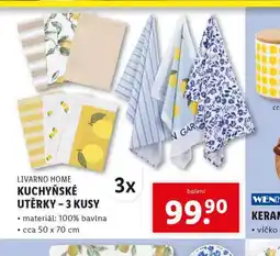 Lidl Kuchyňské utěrky nabídka