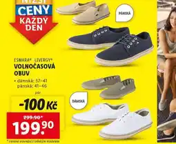 Lidl Volnočasová obuv nabídka