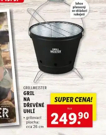 Lidl Gril na dřevěné uhlí nabídka