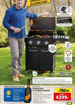 Lidl Plynový gril se 3 hořáky memphis nabídka