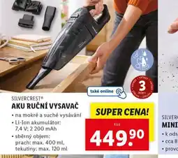 Lidl Aku ruční vysavač nabídka