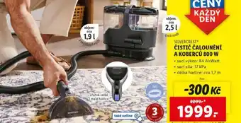 Lidl Čistič čalounění a koberců 800 w nabídka
