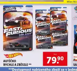 Lidl Autíčko rychle a zběsile nabídka