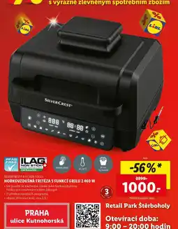 Lidl Horkovzdušná fritéza s funkcí grilu 2460 w nabídka