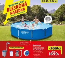 Lidl Bestway bazén steel pro nabídka