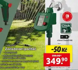 Lidl Zavlažovací počítač nabídka