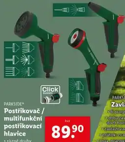 Lidl Postřikovač / multifunkční postřikovací hlavice nabídka