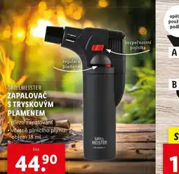 Lidl Zapalovač s tryskovým plamenem nabídka