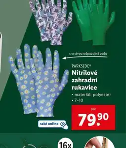 Lidl Nitrilové zahradní rukavice nabídka