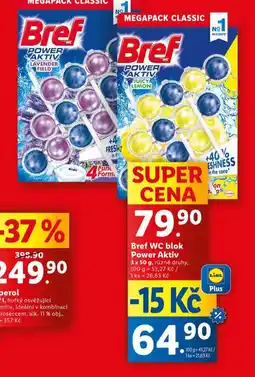 Lidl Bref wc blok aktiv nabídka