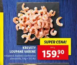 Lidl Krevety loupané vařrné nabídka