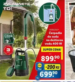 Lidl Čerpadlo do sudu na dešťovou vodu 400 w nabídka