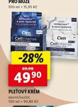 Lidl Cien pleťový krém nabídka