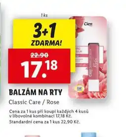 Lidl Cien balzám na rty nabídka