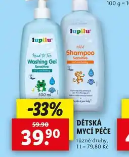 Lidl Lupilu dětská mycí péče nabídka