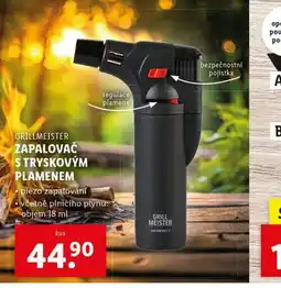 Lidl Zapalovač s tryskovým plamenem nabídka
