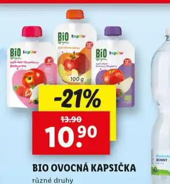 Lidl Bio ovocná kapsička nabídka