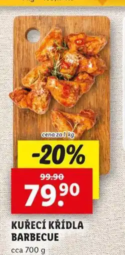 Lidl Kuřecí křídla barbecue nabídka