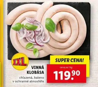 Lidl Vinná klobása nabídka