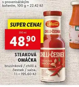 Lidl Steaková omáčka nabídka