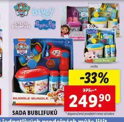 Lidl Sada bublifuků nabídka