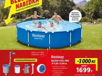 Lidl Bazén steel pro nabídka