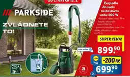 Lidl Čerpadlo do sudu na dešťovou vodu 400 w nabídka