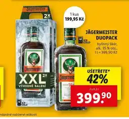 Lidl Jägermeister duopack nabídka