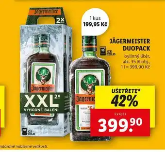 Lidl Jägermeister duopack nabídka